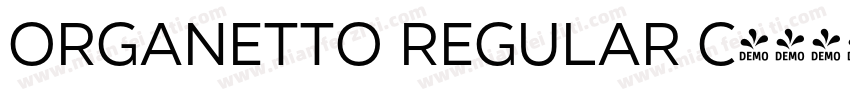 Organetto Regular C字体转换